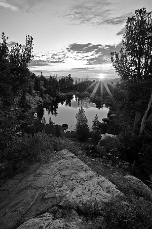 Sunrise On Lamarck Lake Pond