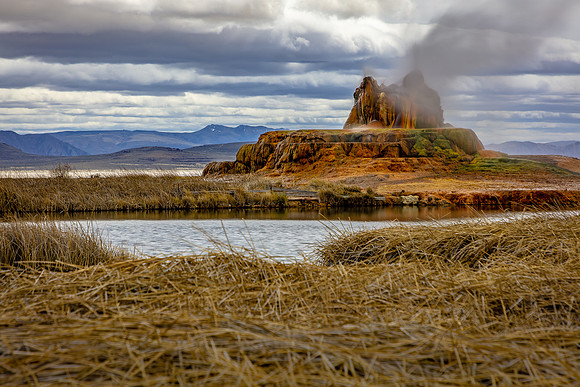 Fly Geyser and Pond