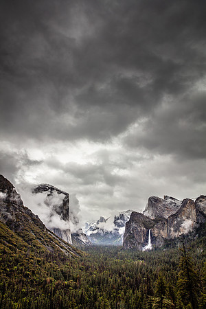Stormy Skies Over Yosemite Valley