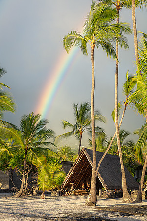Rainbow over Hälau Wa'a