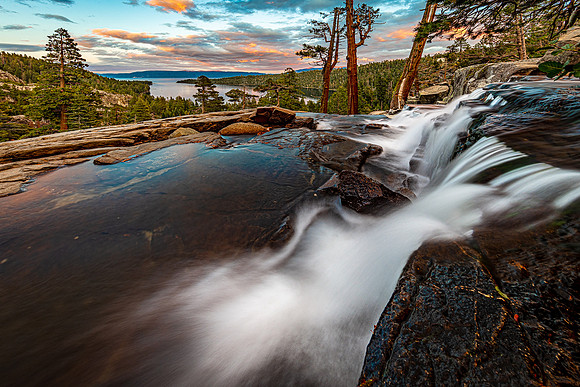 Late Summer Sunset at Eagle Falls, Lake Tahoe