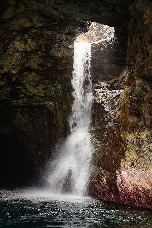 Waterfall Portal, Napali Coast, Kauai