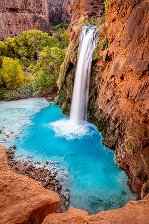 Havasu Falls from Trails Edge, Havasupai