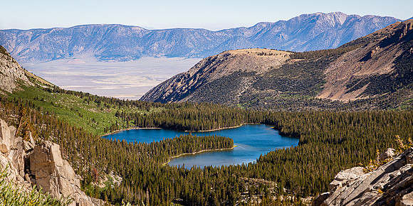 Davis Lake from above Hilton Lake #3