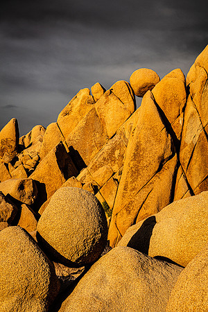 Golden Light on Jumbo Rocks