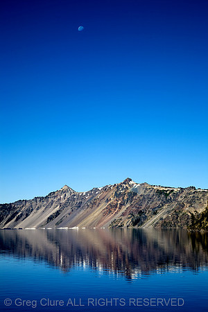 Blue Moon Over Crater Lake