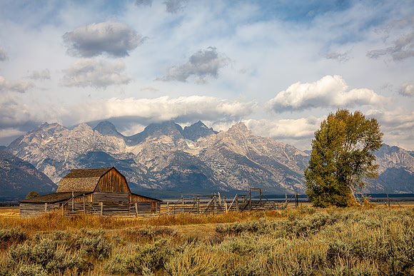 Approaching Storm on Mormon Row, Grand Teton NP