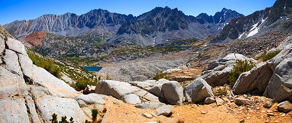 Hurd Peak Pass Panorama, John Muir Wilderness