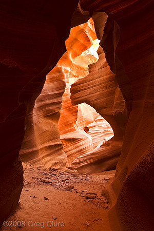 End of the Tunnel Light Lower Antelope Slot Canyon