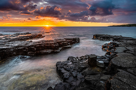 Starry Sunset, Hawaii