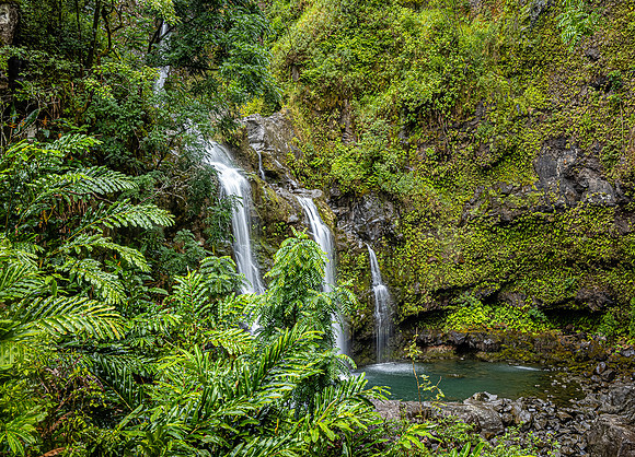 Three Brothers Falls, Maui