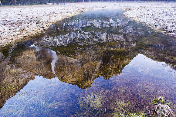 Yosemite Falls Reflection