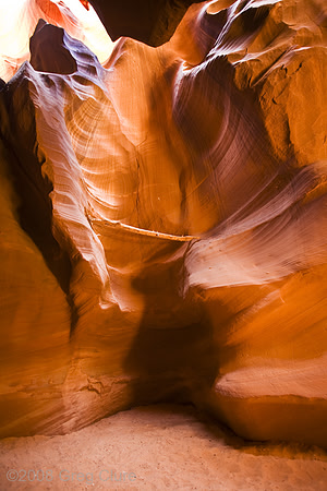 Flash Flood Marker Upper Antelope Slot Canyon