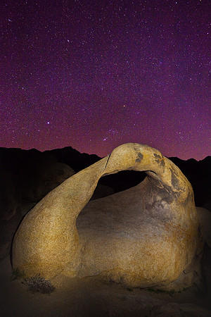 Mobius Night, Alabama Hills