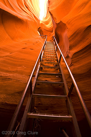 Stairway to Heaven Lower Antelope Slot Canyon