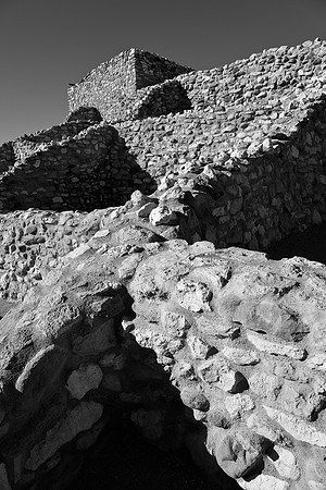 Tuzigoot National Monument B&W