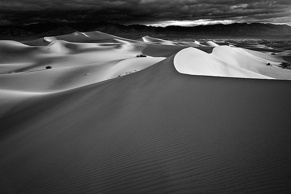 Dune Sunrise B&W