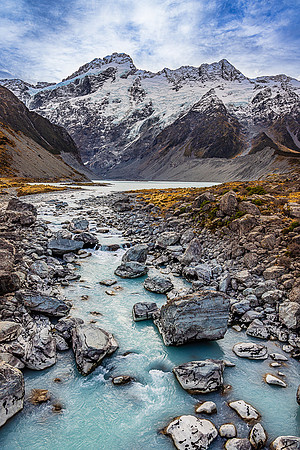 Hooker River & Mueller Lake, Aoraki/Mt. Cook NP