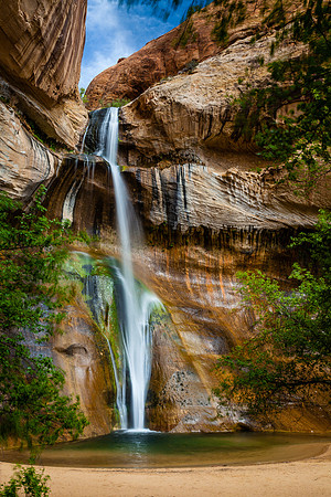Lower Calf Creek Falls, Distant View