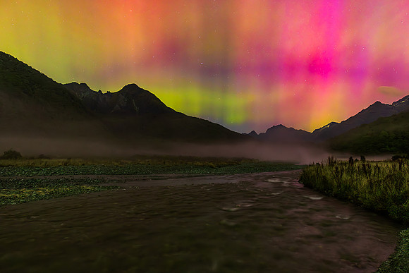 Eglinton River Aurora #1, Fiordland National Park