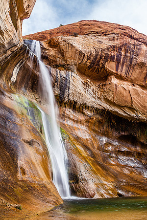 Lower Calf Creek Falls, Left Side View 1