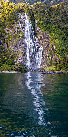 Leaving Lady Elizabeth Bowen Falls, Milford Sound