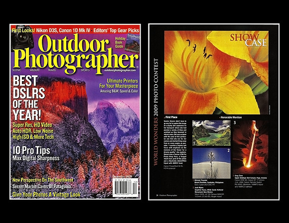 Outdoor Photographer Dec 2009 World Wonders Photo Contest Honorable Mention