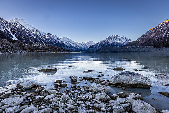 Last Light over Lake Tasman, Aoraki/Mt. Cook National Park