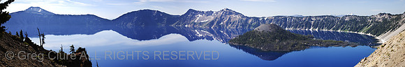 Crater Lake Panorama 5x30