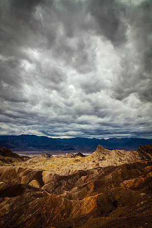 Cloudy Sunset, Zabriskie Point