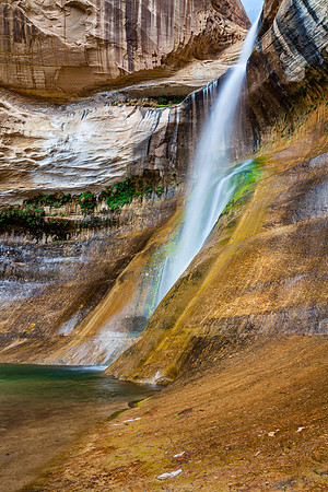 Lower Calf Creek Falls, Right Side View 1