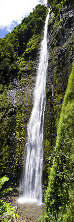 Waimuko Falls Panorama, Maui