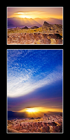 Zabriskie Sunset Diptych