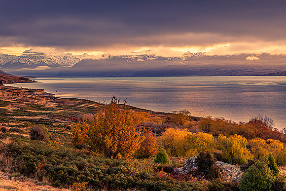 Fall Sunrise, Lake Pukaki