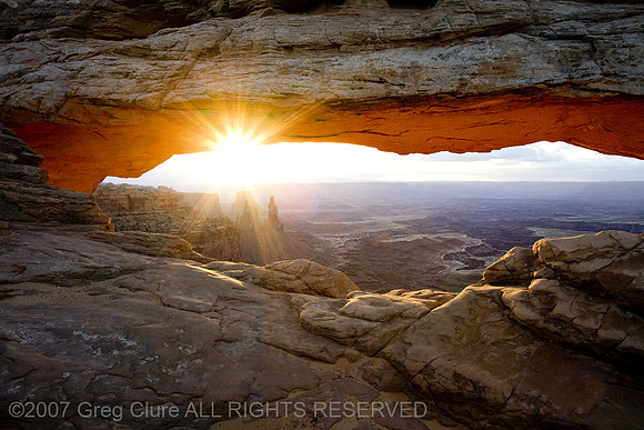 Mesa Arch Starburst, Canyonlands