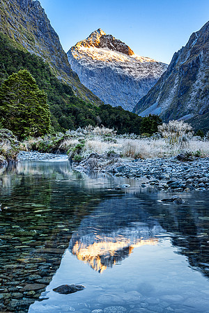 Monkey Creek Reflection Pool, Fiordland National Park