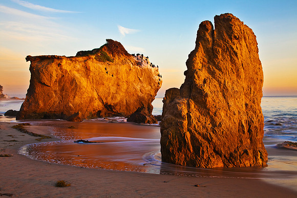 Cormorant Roost Before Sundown, Malibu