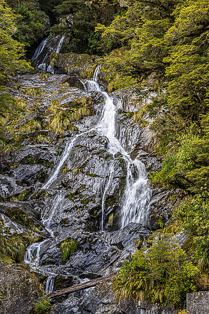 Fantail Falls, Haast River Pass