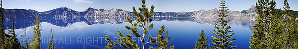 Creater Lake Panorama #2 5x30