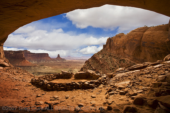 False Kiva Wide Angle, Canyonlands