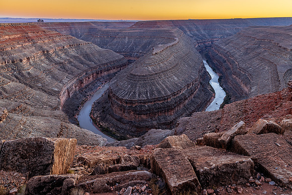Gooseneck Twilight, Gooseneck State Park, UT