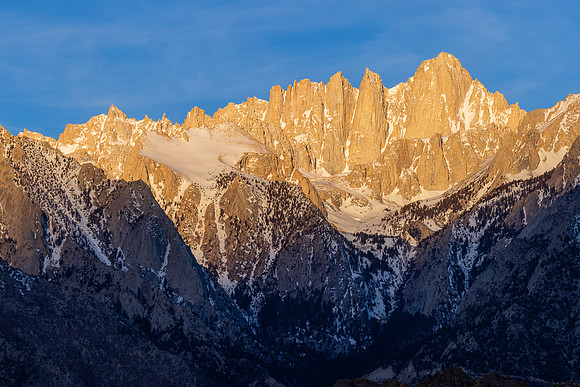 Morning Light on Mt. Whitmey, Alabama Hills