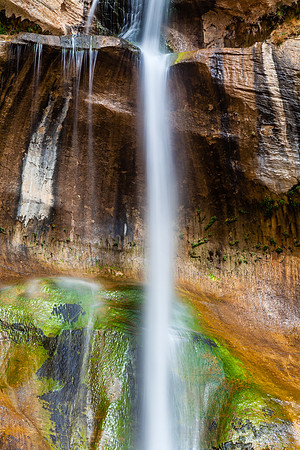 Lower Calf Creek Falls, Detail View