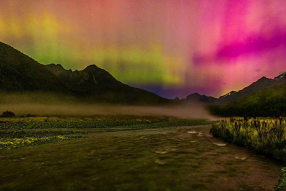 Eglinton River Aurora #2, Fiordland National Park
