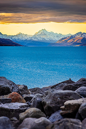 Aoraki/Mount Cook Sundown, Lake Pukaki