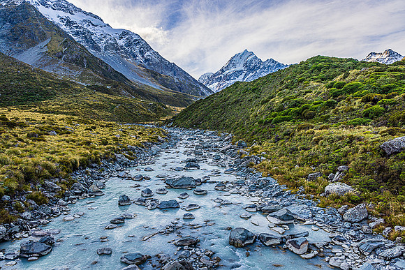 Hooker River, Aoraki/Mt. Cook National Park