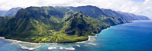 North Shore Panorama, Kauai