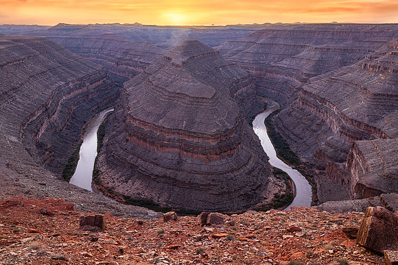 Gooseneck Sundown, Gooseneck State Park, UT