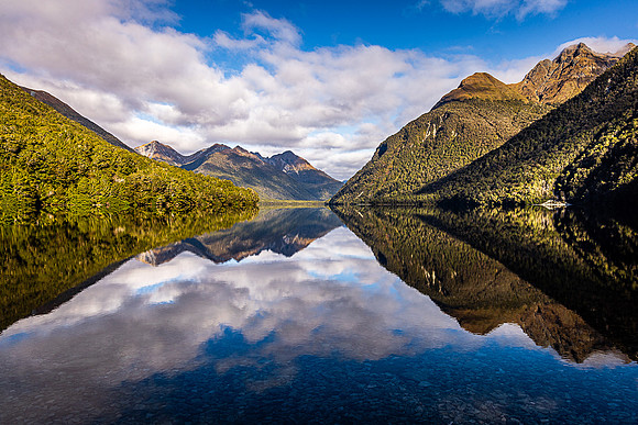 Gun Lake Reflection, Fiordland National Park
