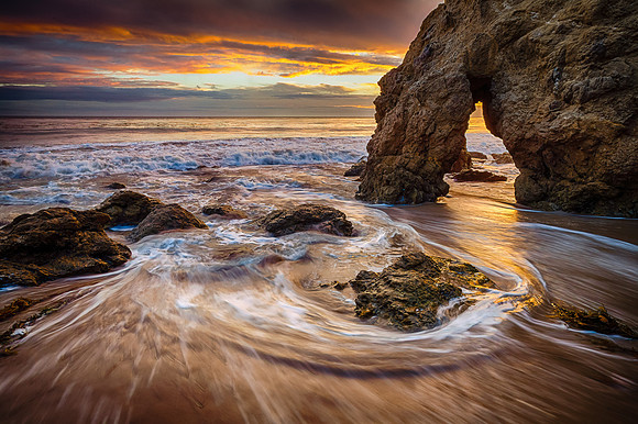 Retreating Tidal Flow